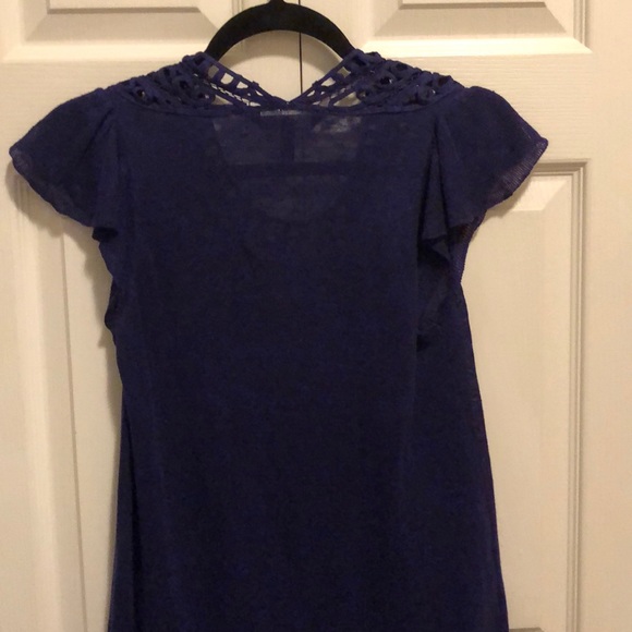 BCBG Lace Top Sweater Dress - Picture 8 of 8